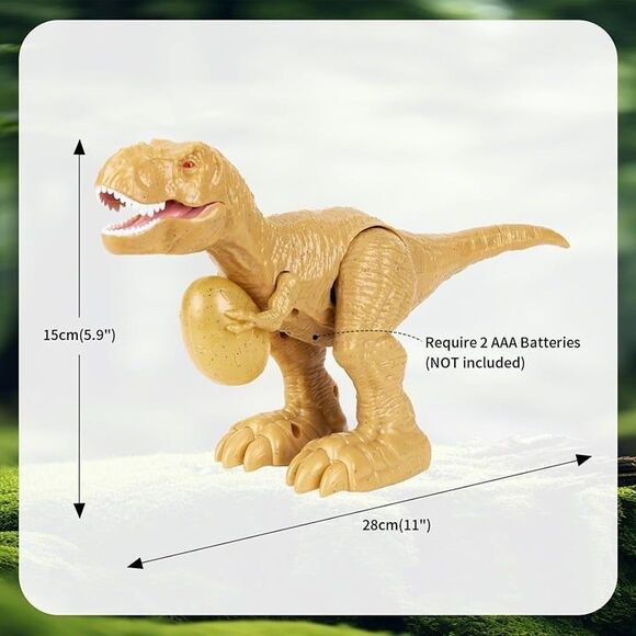 Remote Control Dinosaur Toys for Kids, Walking Dinosaur Toy - Picture 3 of 4